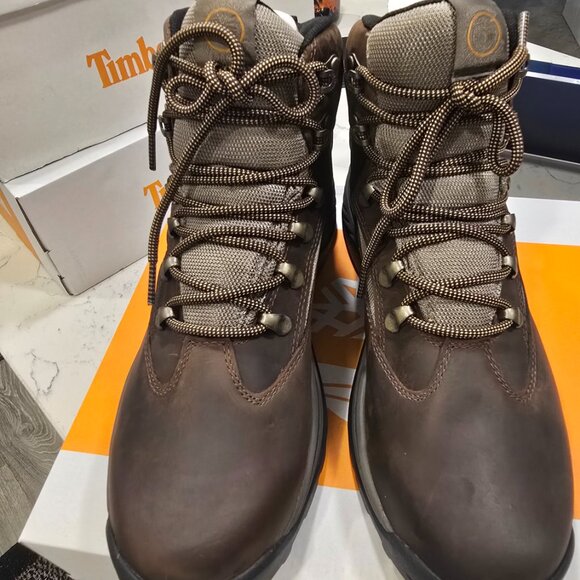New Timberland Chocorua Mid Waterproof Hiker Boots Hiking Brown 15130 Size 10 - Picture 4 of 15